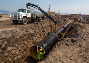 charlotte water main break, pex pipe problems, HDPE pipe