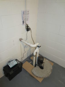 run my sump pump into the sewer line
